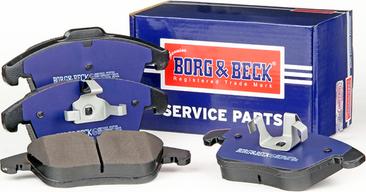 Borg & Beck BBP2023 - Kit de plaquettes de frein, frein à disque cwaw.fr