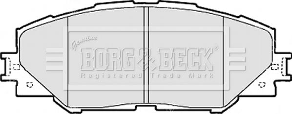 Borg & Beck BBP2079 - Kit de plaquettes de frein, frein à disque cwaw.fr