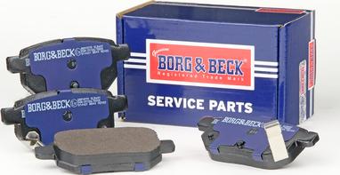 Borg & Beck BBP2070 - Kit de plaquettes de frein, frein à disque cwaw.fr