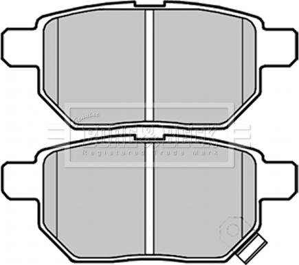 Borg & Beck BBP2070 - Kit de plaquettes de frein, frein à disque cwaw.fr