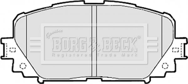 Borg & Beck BBP2073 - Kit de plaquettes de frein, frein à disque cwaw.fr