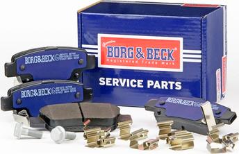 Borg & Beck BBP2072 - Kit de plaquettes de frein, frein à disque cwaw.fr