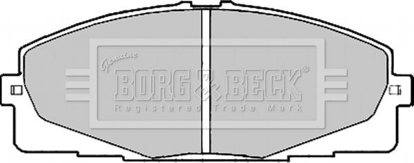 Borg & Beck BBP2197 - Kit de plaquettes de frein, frein à disque cwaw.fr