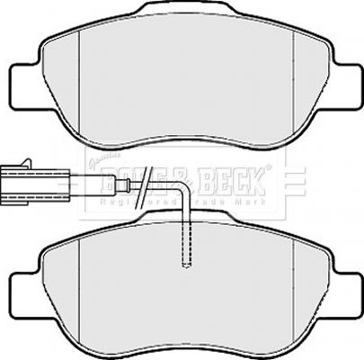 Borg & Beck BBP2149 - Kit de plaquettes de frein, frein à disque cwaw.fr