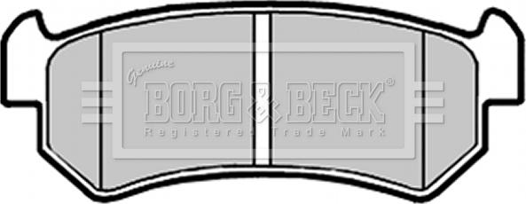 Borg & Beck BBP2146 - Kit de plaquettes de frein, frein à disque cwaw.fr