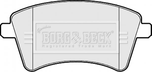 Borg & Beck BBP2152 - Kit de plaquettes de frein, frein à disque cwaw.fr