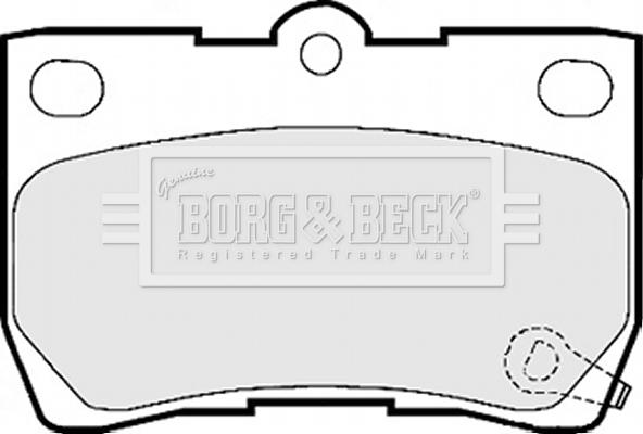 Borg & Beck BBP2157 - Kit de plaquettes de frein, frein à disque cwaw.fr