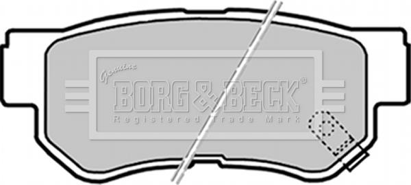 Borg & Beck BBP2163 - Kit de plaquettes de frein, frein à disque cwaw.fr