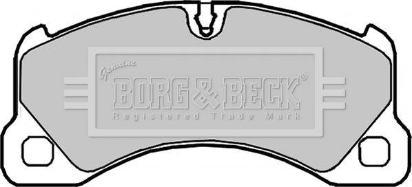 Borg & Beck BBP2101 - Kit de plaquettes de frein, frein à disque cwaw.fr