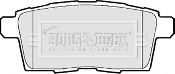 Borg & Beck BBP2115 - Kit de plaquettes de frein, frein à disque cwaw.fr