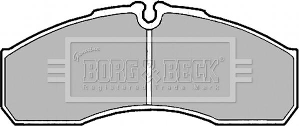 Borg & Beck BBP2181 - Kit de plaquettes de frein, frein à disque cwaw.fr