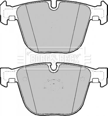 Borg & Beck BBP2188 - Kit de plaquettes de frein, frein à disque cwaw.fr