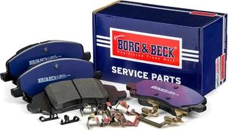 Borg & Beck BBP2125 - Kit de plaquettes de frein, frein à disque cwaw.fr