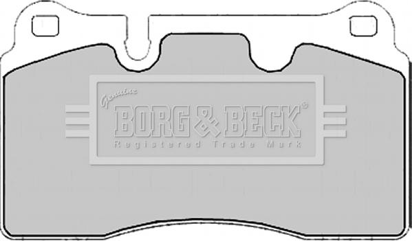 Borg & Beck BBP2175 - Kit de plaquettes de frein, frein à disque cwaw.fr