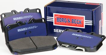 Borg & Beck BBP2858 - Kit de plaquettes de frein, frein à disque cwaw.fr