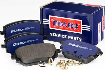 Borg & Beck BBP2815 - Kit de plaquettes de frein, frein à disque cwaw.fr