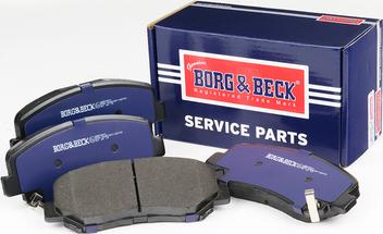 Borg & Beck BBP2811 - Kit de plaquettes de frein, frein à disque cwaw.fr