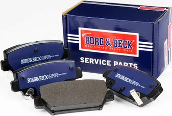 Borg & Beck BBP2818 - Kit de plaquettes de frein, frein à disque cwaw.fr