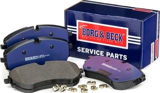 Borg & Beck BBP2820 - Kit de plaquettes de frein, frein à disque cwaw.fr