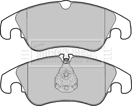 Borg & Beck BBP2392 - Kit de plaquettes de frein, frein à disque cwaw.fr