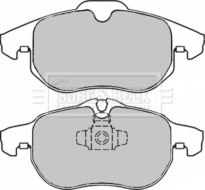 Borg & Beck BBP2354 - Kit de plaquettes de frein, frein à disque cwaw.fr