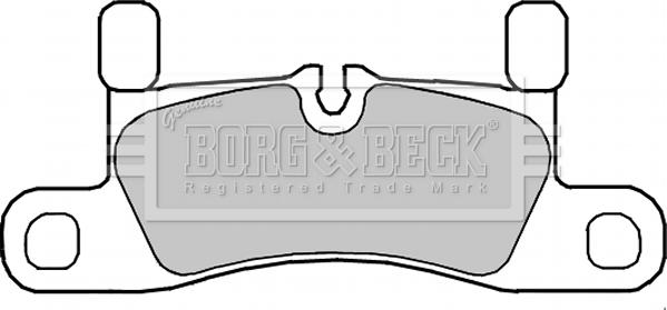 Borg & Beck BBP2350 - Kit de plaquettes de frein, frein à disque cwaw.fr