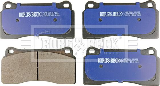 Borg & Beck BBP2358 - Kit de plaquettes de frein, frein à disque cwaw.fr