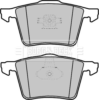 Borg & Beck BBP2353 - Kit de plaquettes de frein, frein à disque cwaw.fr