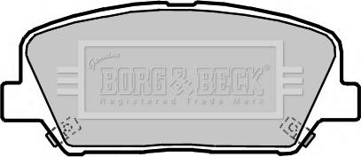 Borg & Beck BBP2364 - Kit de plaquettes de frein, frein à disque cwaw.fr