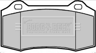 Borg & Beck BBP2360 - Kit de plaquettes de frein, frein à disque cwaw.fr