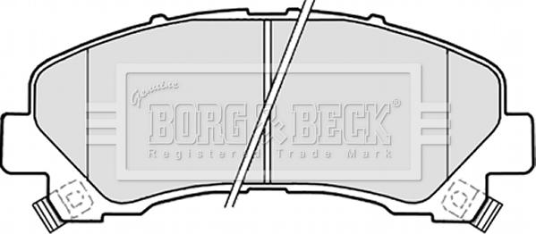 Borg & Beck BBP2308 - Kit de plaquettes de frein, frein à disque cwaw.fr