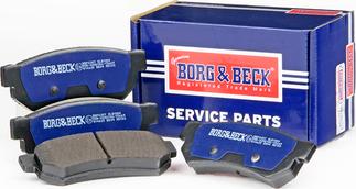 Borg & Beck BBP2307 - Kit de plaquettes de frein, frein à disque cwaw.fr