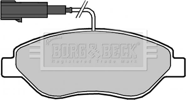 Borg & Beck BBP2318 - Kit de plaquettes de frein, frein à disque cwaw.fr