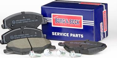 Borg & Beck BBP2380 - Kit de plaquettes de frein, frein à disque cwaw.fr