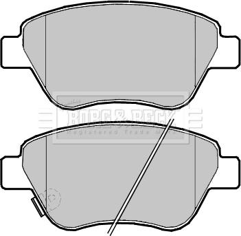 Borg & Beck BBP2388 - Kit de plaquettes de frein, frein à disque cwaw.fr