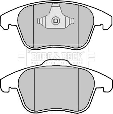 Borg & Beck BBP2383 - Kit de plaquettes de frein, frein à disque cwaw.fr