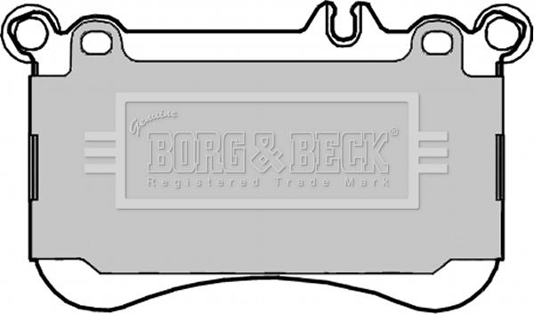 Borg & Beck BBP2331 - Kit de plaquettes de frein, frein à disque cwaw.fr