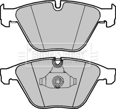 Borg & Beck BBP2338 - Kit de plaquettes de frein, frein à disque cwaw.fr