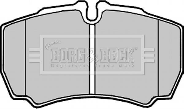 Borg & Beck BBP2337 - Kit de plaquettes de frein, frein à disque cwaw.fr