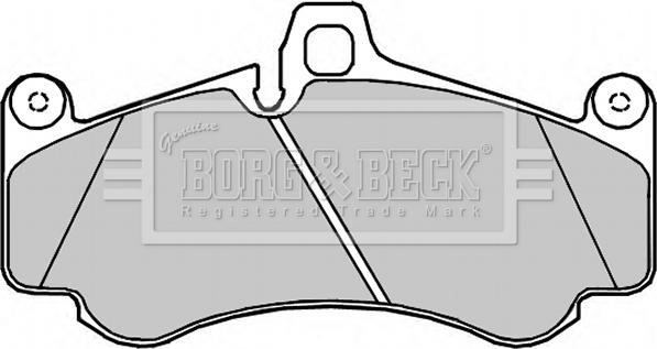 Borg & Beck BBP2371 - Kit de plaquettes de frein, frein à disque cwaw.fr