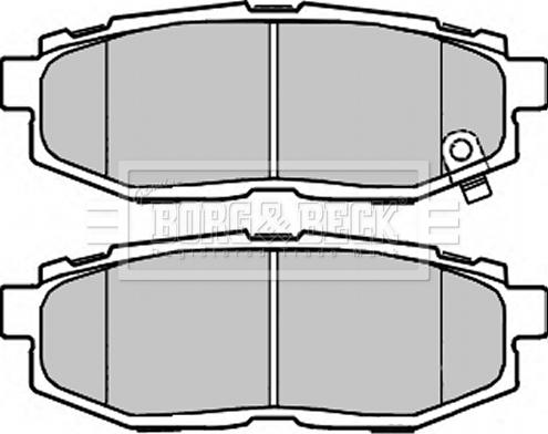 Borg & Beck BBP2372 - Kit de plaquettes de frein, frein à disque cwaw.fr