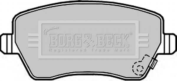 Borg & Beck BBP2297 - Kit de plaquettes de frein, frein à disque cwaw.fr