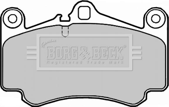 Borg & Beck BBP2255 - Kit de plaquettes de frein, frein à disque cwaw.fr