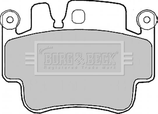 Borg & Beck BBP2202 - Kit de plaquettes de frein, frein à disque cwaw.fr