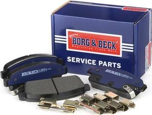 Borg & Beck BBP2214 - Kit de plaquettes de frein, frein à disque cwaw.fr