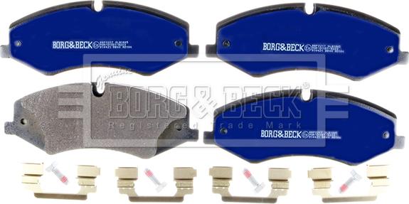 Borg & Beck BBP2217 - Kit de plaquettes de frein, frein à disque cwaw.fr