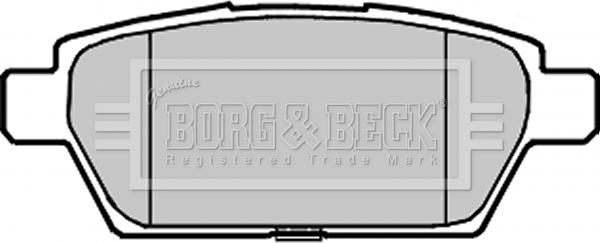 Borg & Beck BBP2239 - Kit de plaquettes de frein, frein à disque cwaw.fr