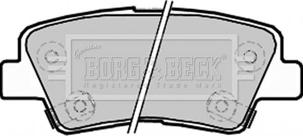 Borg & Beck BBP2220 - Kit de plaquettes de frein, frein à disque cwaw.fr