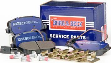 Borg & Beck BBP2279 - Kit de plaquettes de frein, frein à disque cwaw.fr