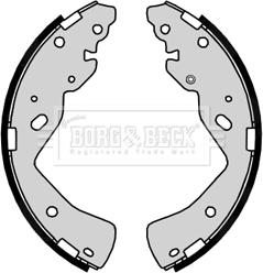 Borg & Beck BBS6453 - Jeu de mâchoires de frein cwaw.fr